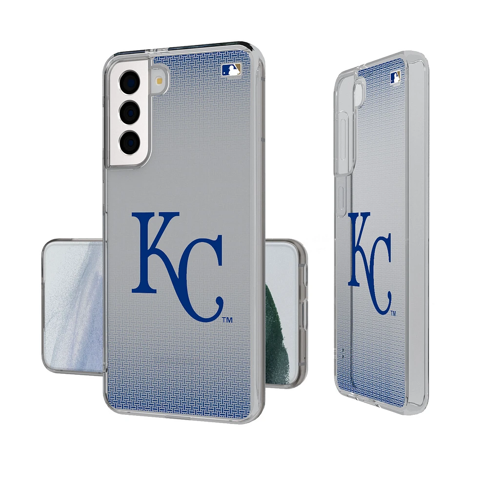 Kansas City Royals Linen Logo Galaxy Clear Case