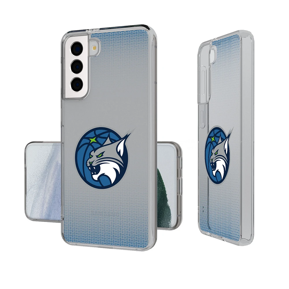 Minnesota Lynx Linen Logo Galaxy Clear Case