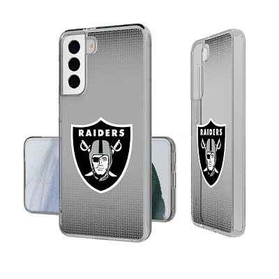 Las Vegas Raiders Linen Logo Galaxy Clear Case