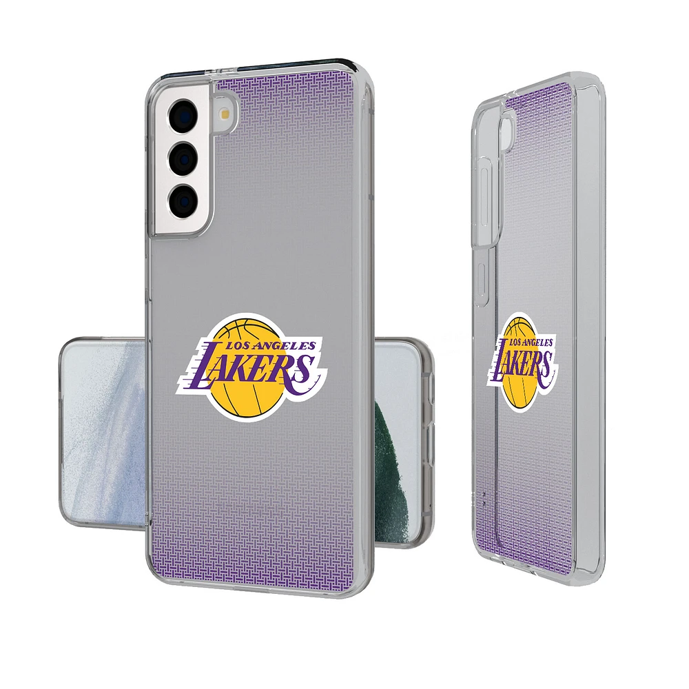 Los Angeles Lakers Linen Logo Galaxy Clear Case