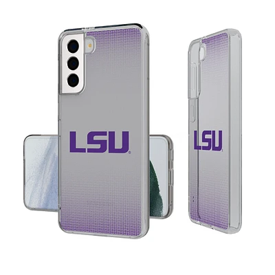 LSU Tigers Linen Logo Galaxy Clear Case