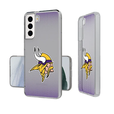 Minnesota Vikings Linen Logo Galaxy Clear Case