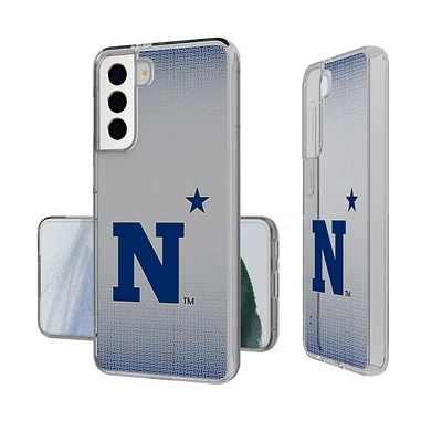 Navy Midshipmen Linen Logo Galaxy Clear Case