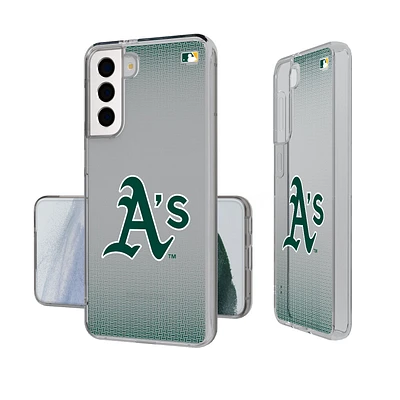 Athletics Linen Logo Galaxy Clear Case