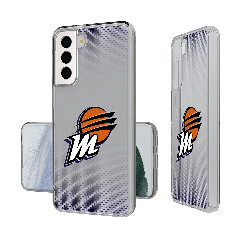 Phoenix Mercury Linen Logo Galaxy Clear Case