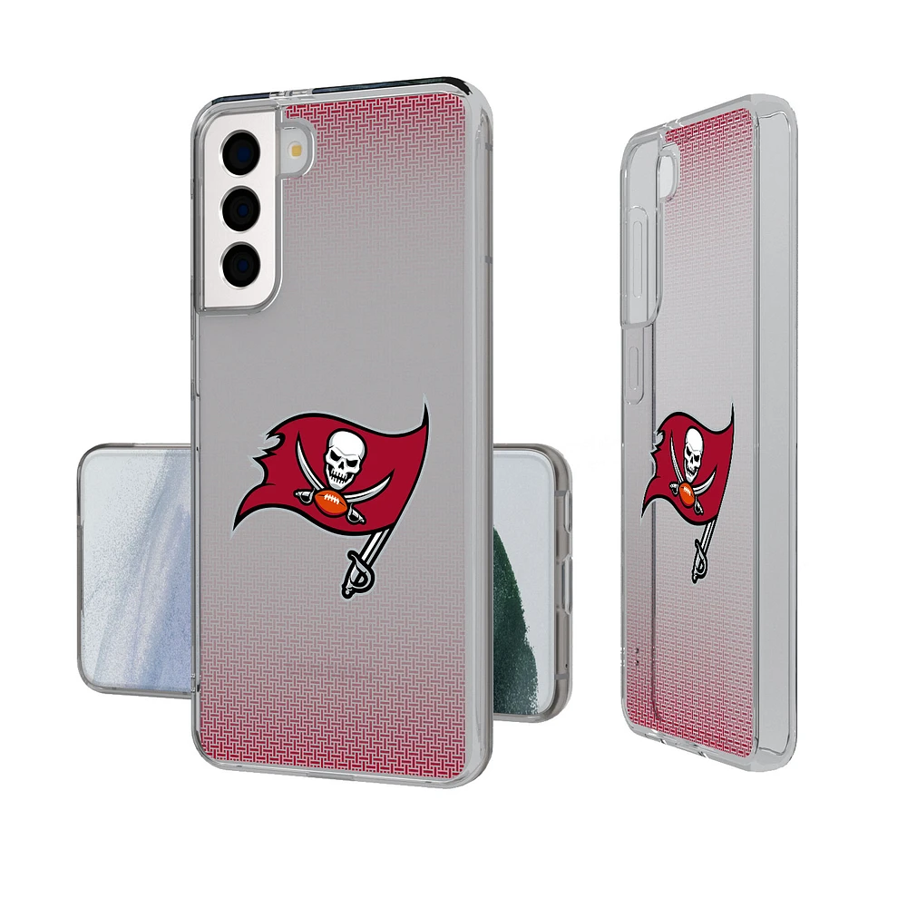 Tampa Bay Buccaneers Linen Logo Galaxy Clear Case