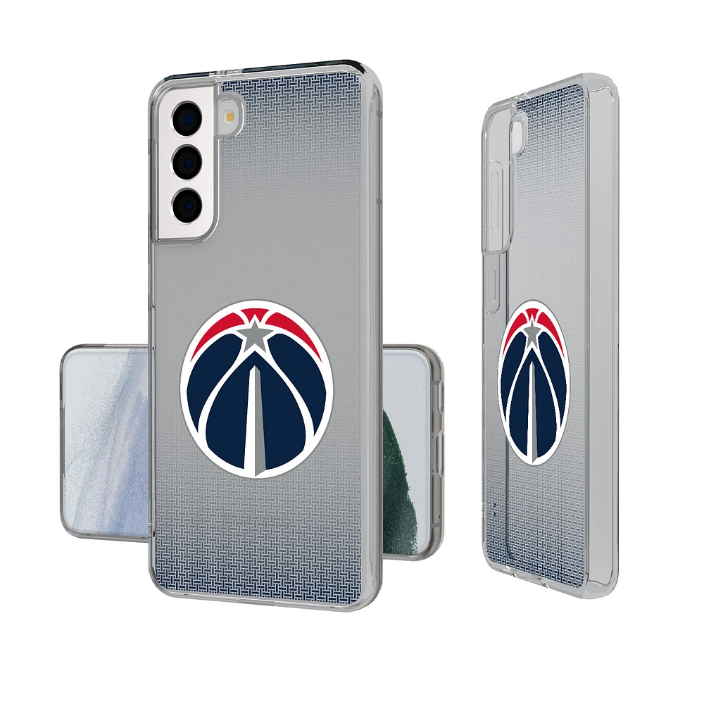 Washington Wizards Linen Logo Galaxy Clear Case
