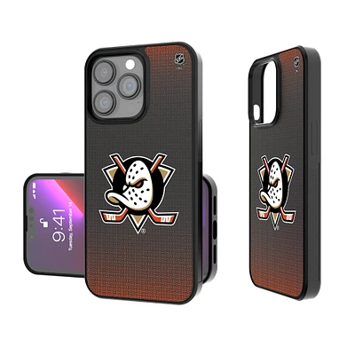 Anaheim Ducks Linen Logo iPhone Bump Case