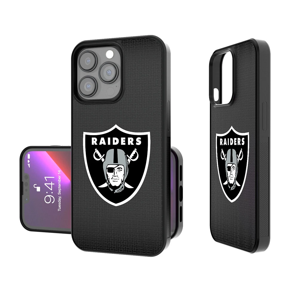 Las Vegas Raiders Linen Logo iPhone Bump Case