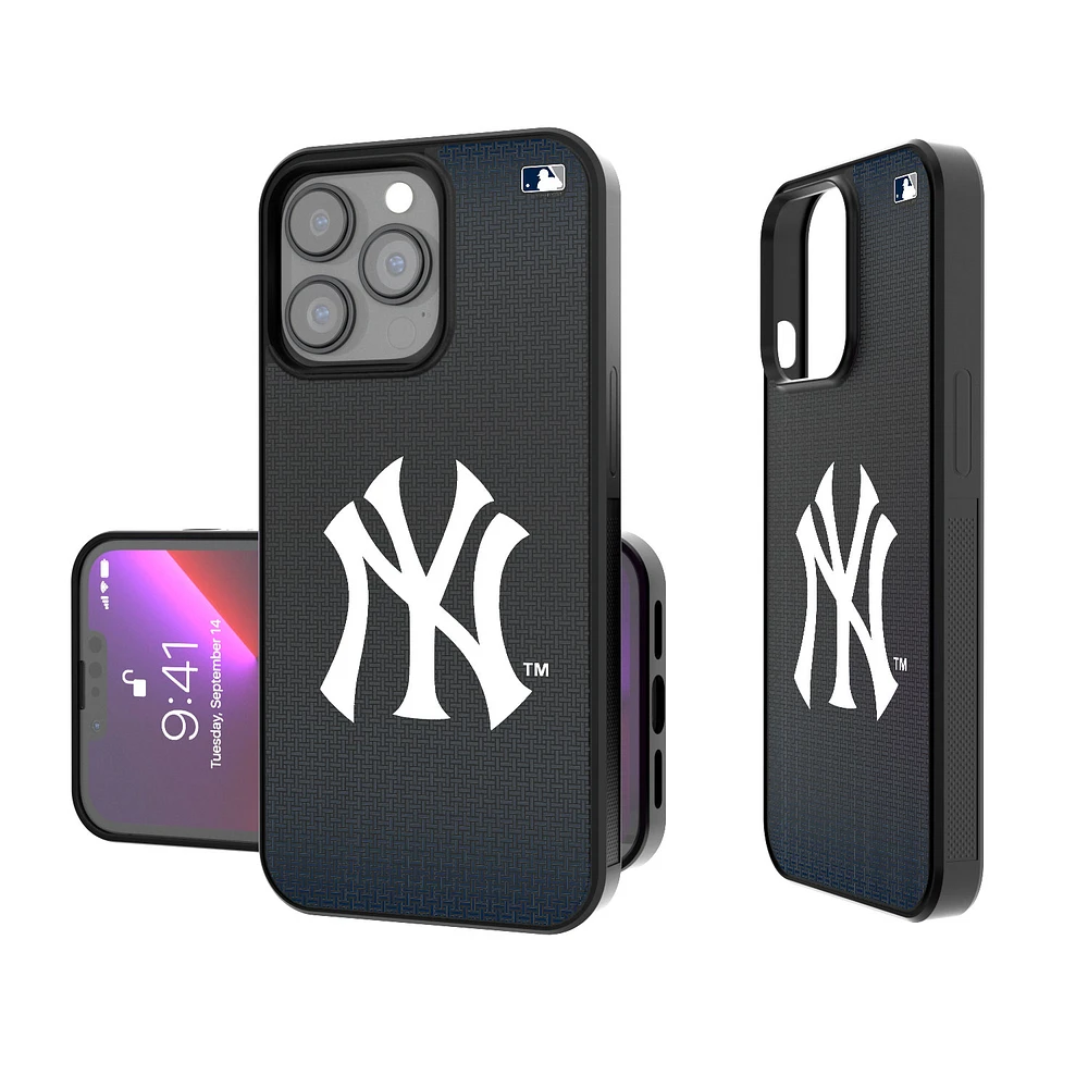 New York Yankees Linen Logo iPhone Bump Case