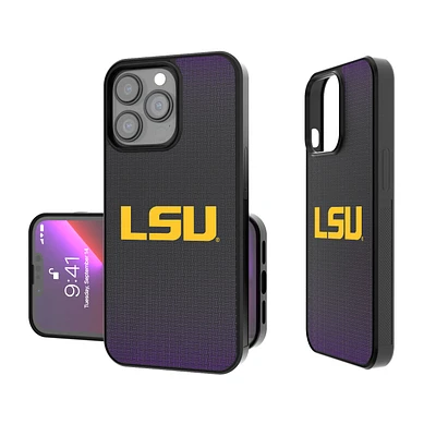 LSU Tigers Linen Logo iPhone Bump Case