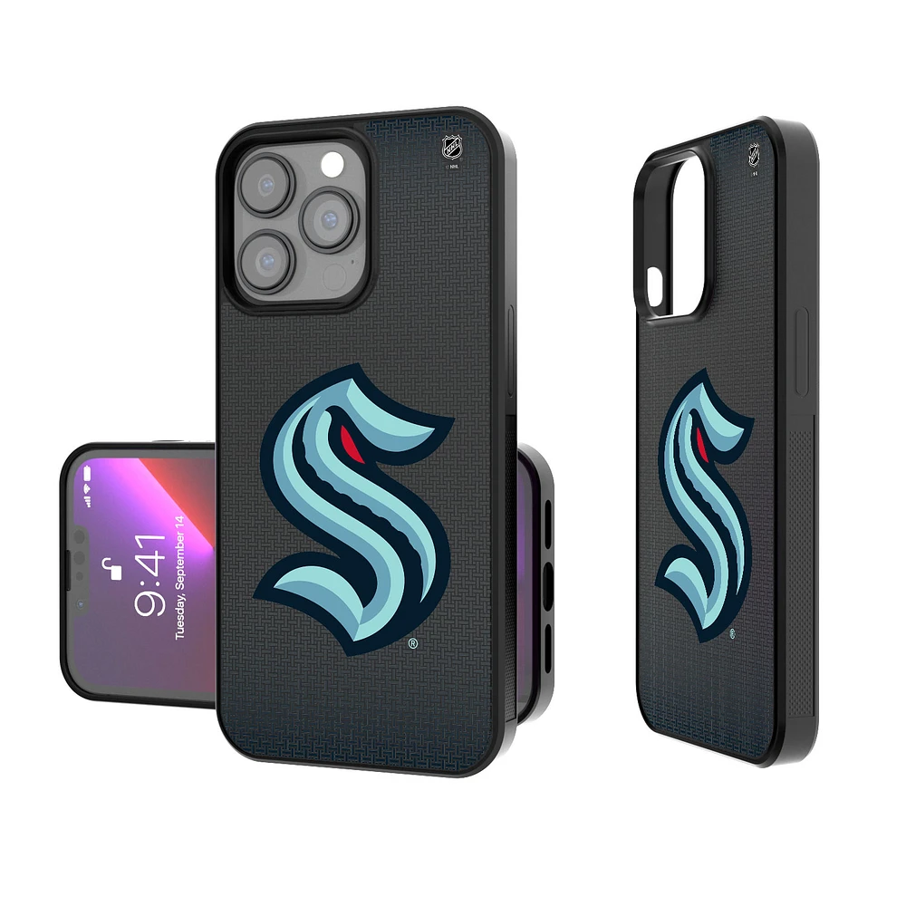 Seattle Kraken Linen Logo iPhone Bump Case