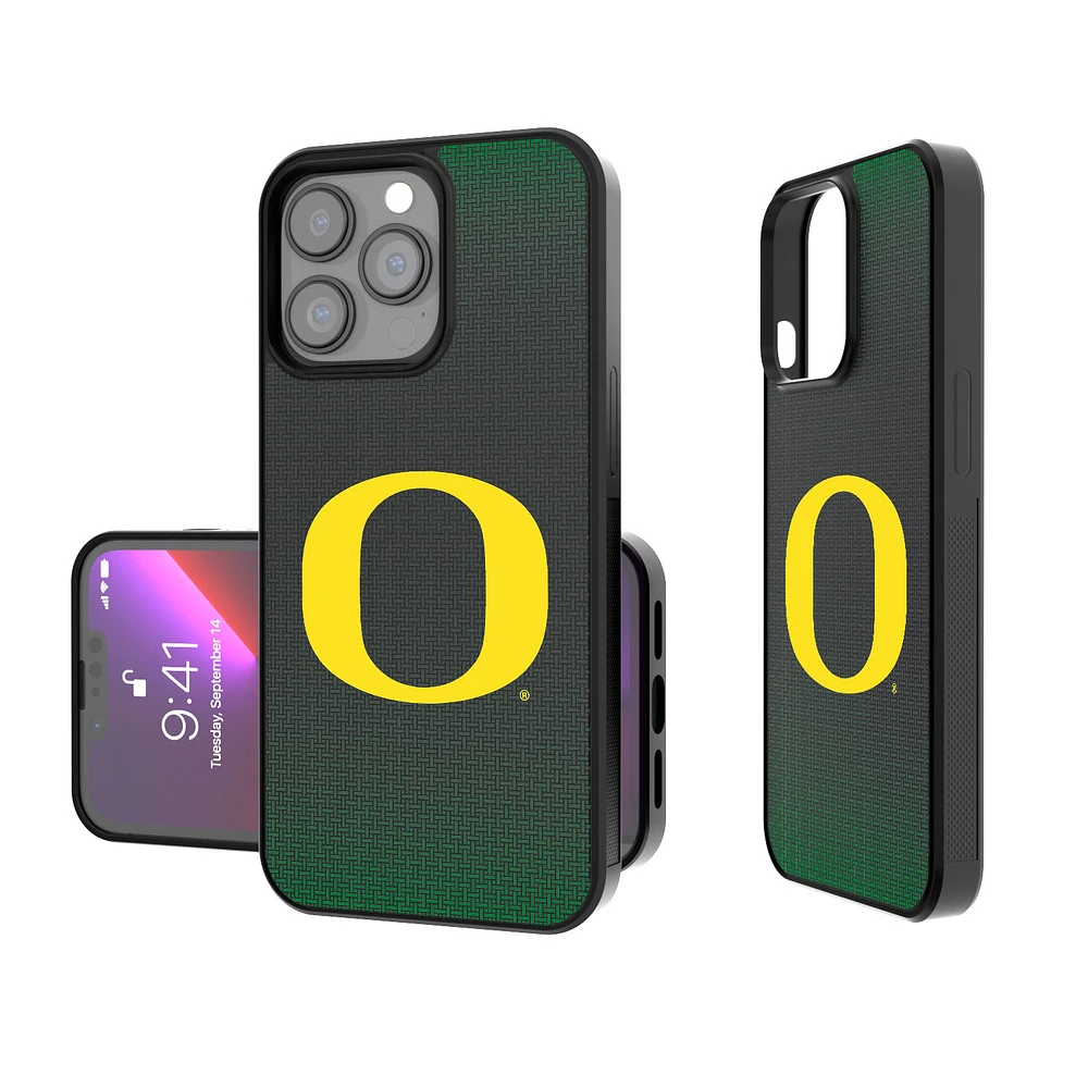 Oregon Ducks Linen Logo iPhone Bump Case