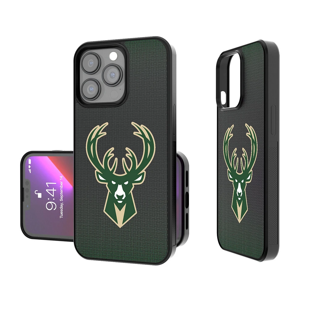 Milwaukee Bucks Linen Logo iPhone Bump Case