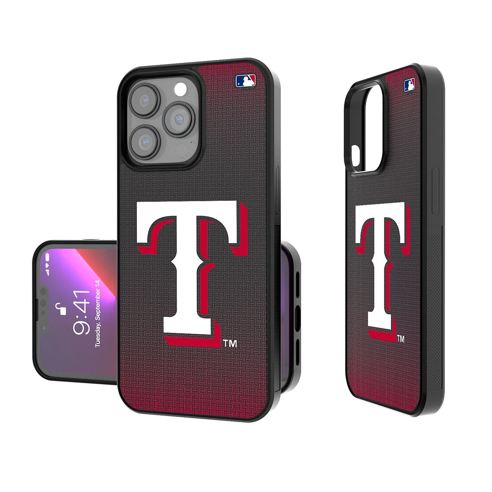 Texas Rangers Linen Logo iPhone Bump Case