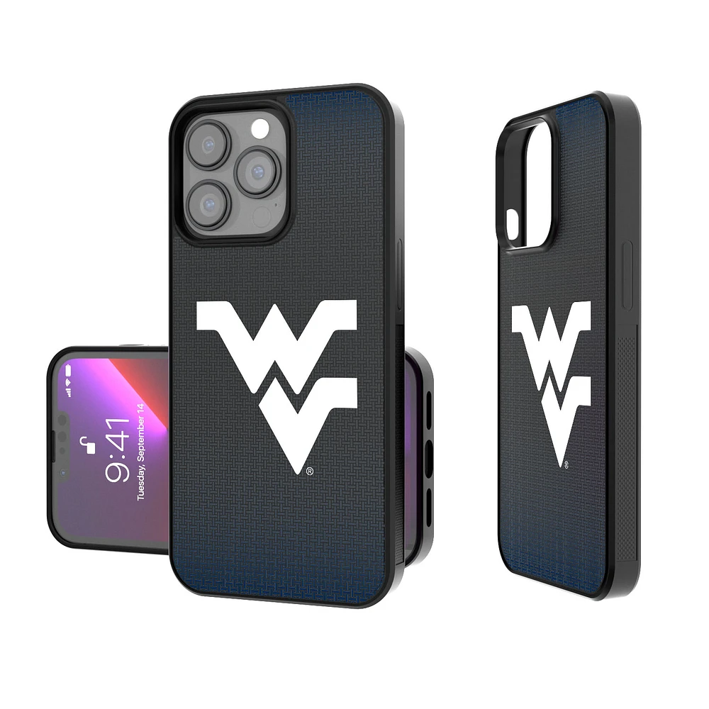 West Virginia Mountaineers Linen Logo iPhone Bump Case