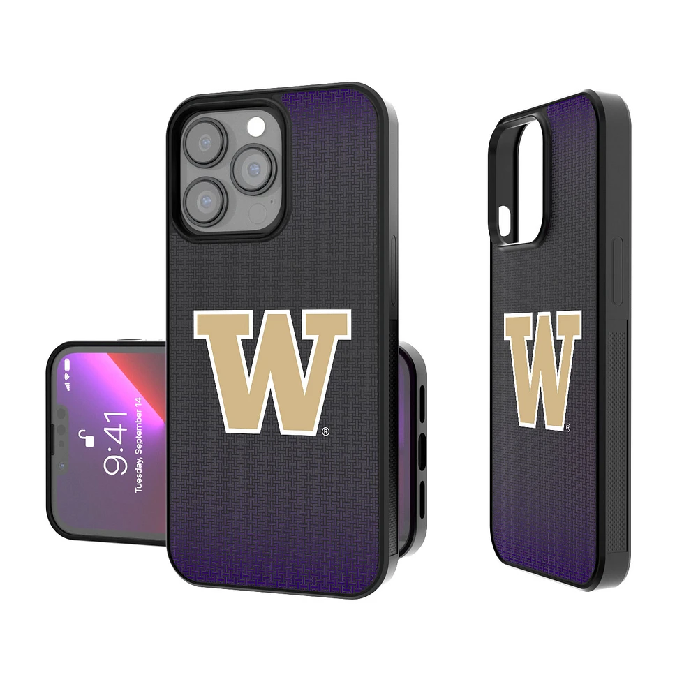 Washington Huskies Linen Logo iPhone Bump Case