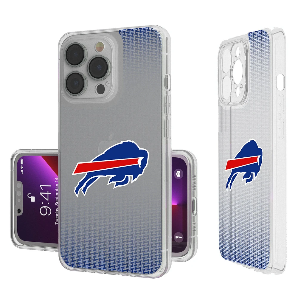 Buffalo Bills Linen Logo iPhone Clear Case