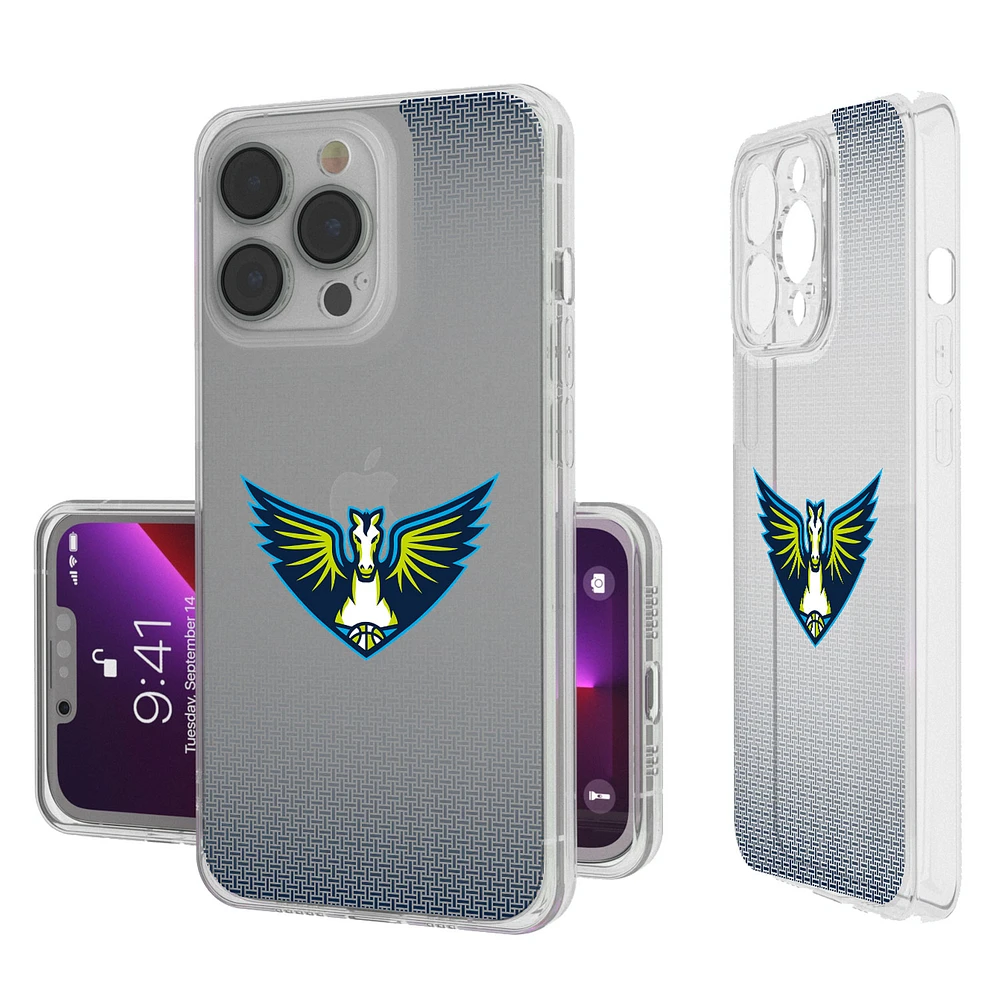 Dallas Wings Linen Logo iPhone Clear Case