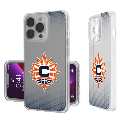 Connecticut Sun Linen Logo iPhone Clear Case