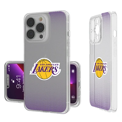 Los Angeles Lakers Linen Logo iPhone Clear Case