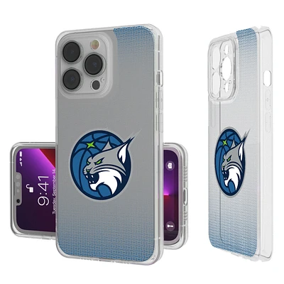 Minnesota Lynx Linen Logo iPhone Clear Case