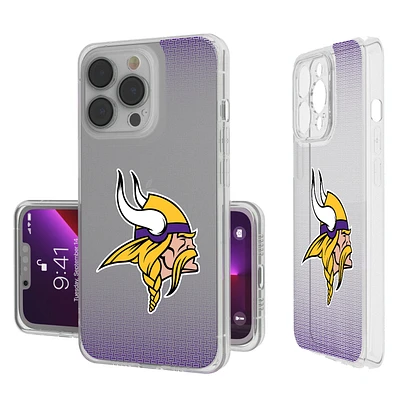 Minnesota Vikings Linen Logo iPhone Clear Case