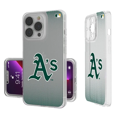 Athletics Linen Logo iPhone Clear Case