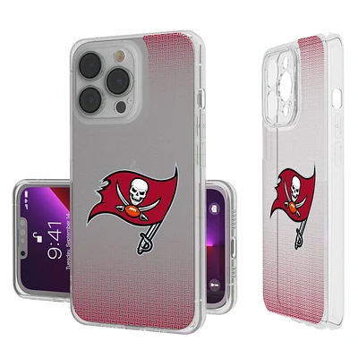Tampa Bay Buccaneers Linen Logo iPhone Clear Case