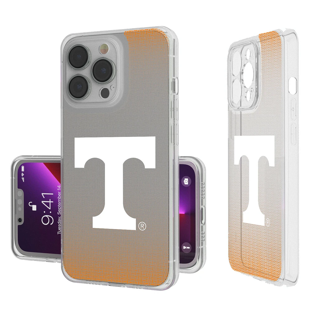 Tennessee Volunteers Linen Logo iPhone Clear Case