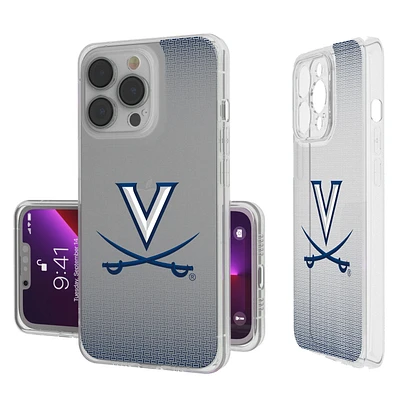 Virginia Cavaliers Linen Logo iPhone Clear Case