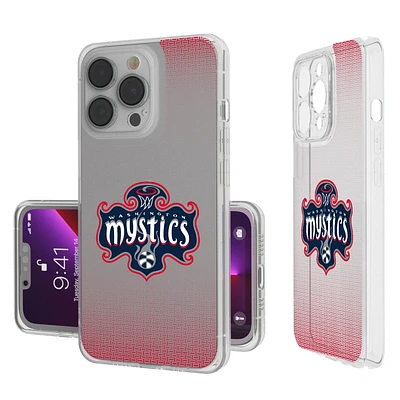 Washington Mystics Linen Logo iPhone Clear Case
