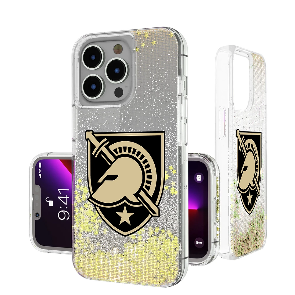 Army Black Knights Linen Logo iPhone Glitter Case