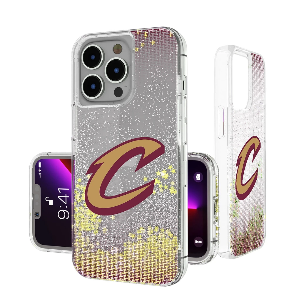 Cleveland Cavaliers Linen Logo iPhone Glitter Case