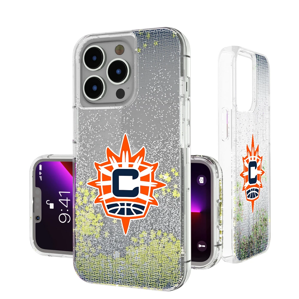 Connecticut Sun Linen Logo iPhone Glitter Case