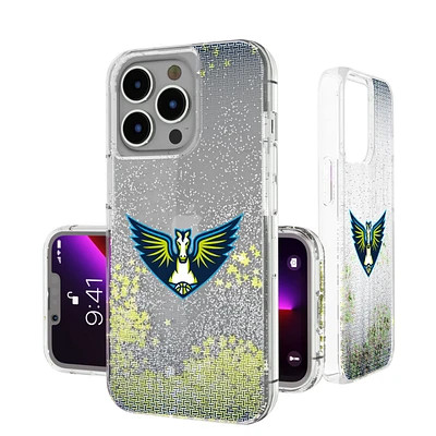 Dallas Wings Linen Logo iPhone Glitter Case
