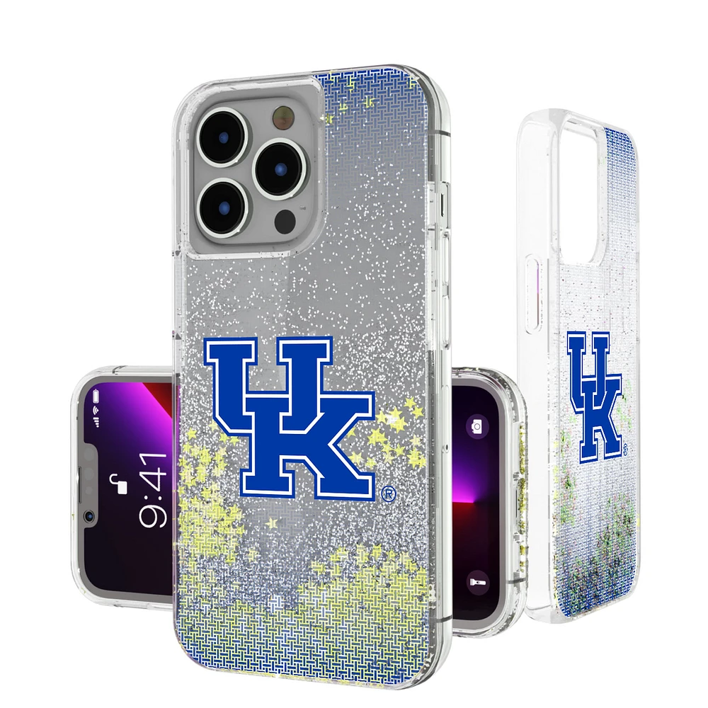 Kentucky Wildcats Linen Logo iPhone Glitter Case