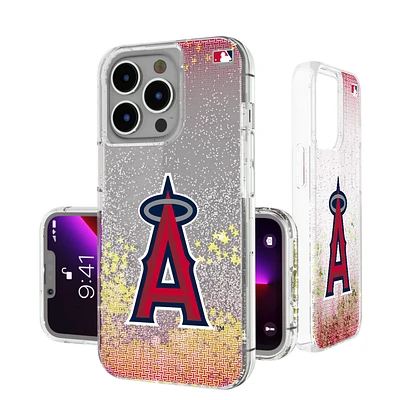 Los Angeles Angels Linen Logo iPhone Glitter Case