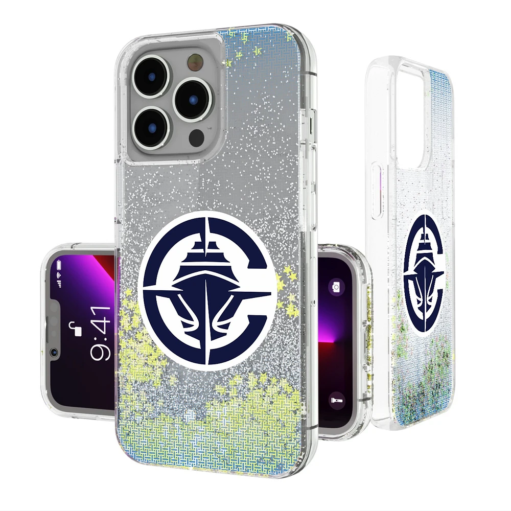 LA Clippers Linen Logo iPhone Glitter Case