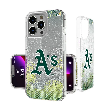 Athletics Linen Logo iPhone Glitter Case