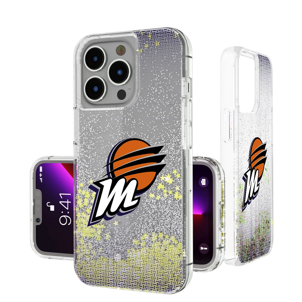 Phoenix Mercury Linen Logo iPhone Glitter Case
