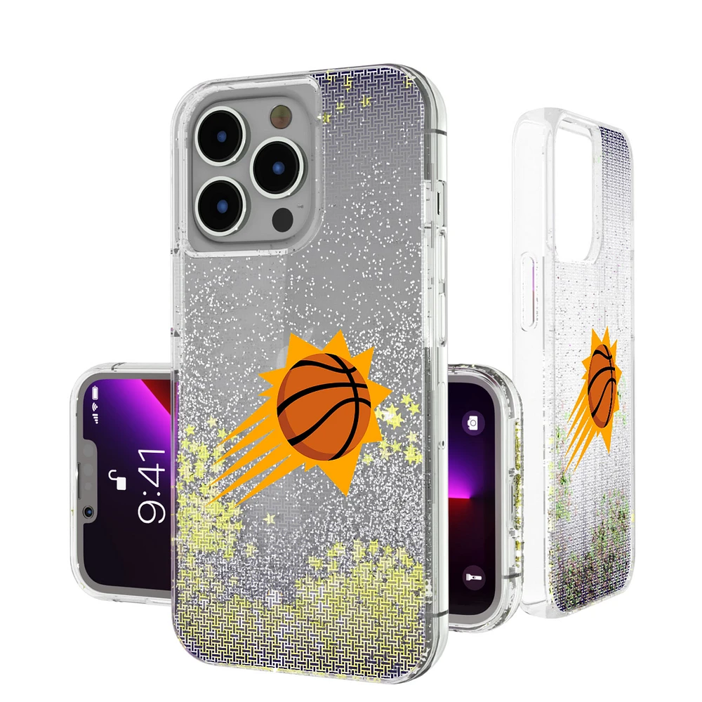 Phoenix Suns Linen Logo iPhone Glitter Case