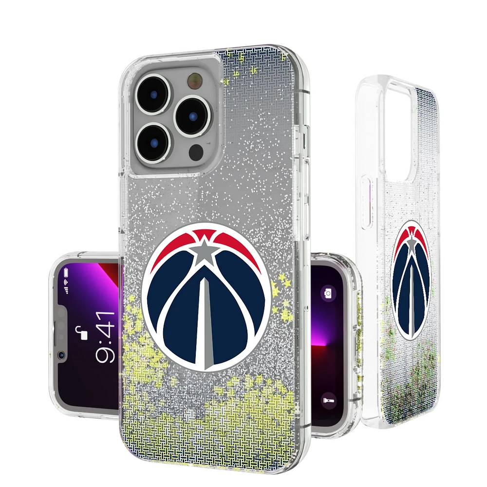 Washington Wizards Linen Logo iPhone Glitter Case