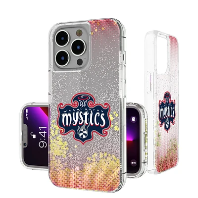 Washington Mystics Linen Logo iPhone Glitter Case