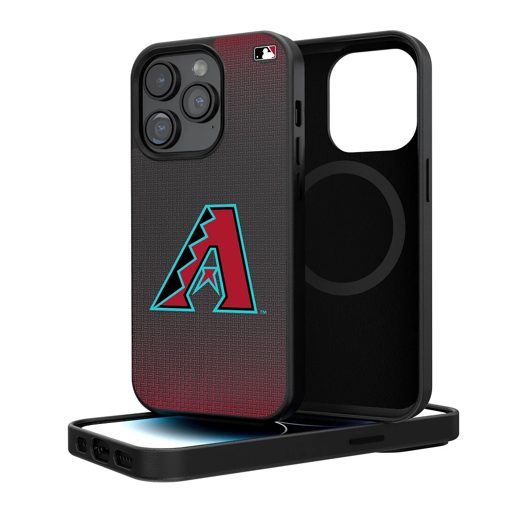 Arizona Diamondbacks Linen Logo iPhone Magnetic Bump Case