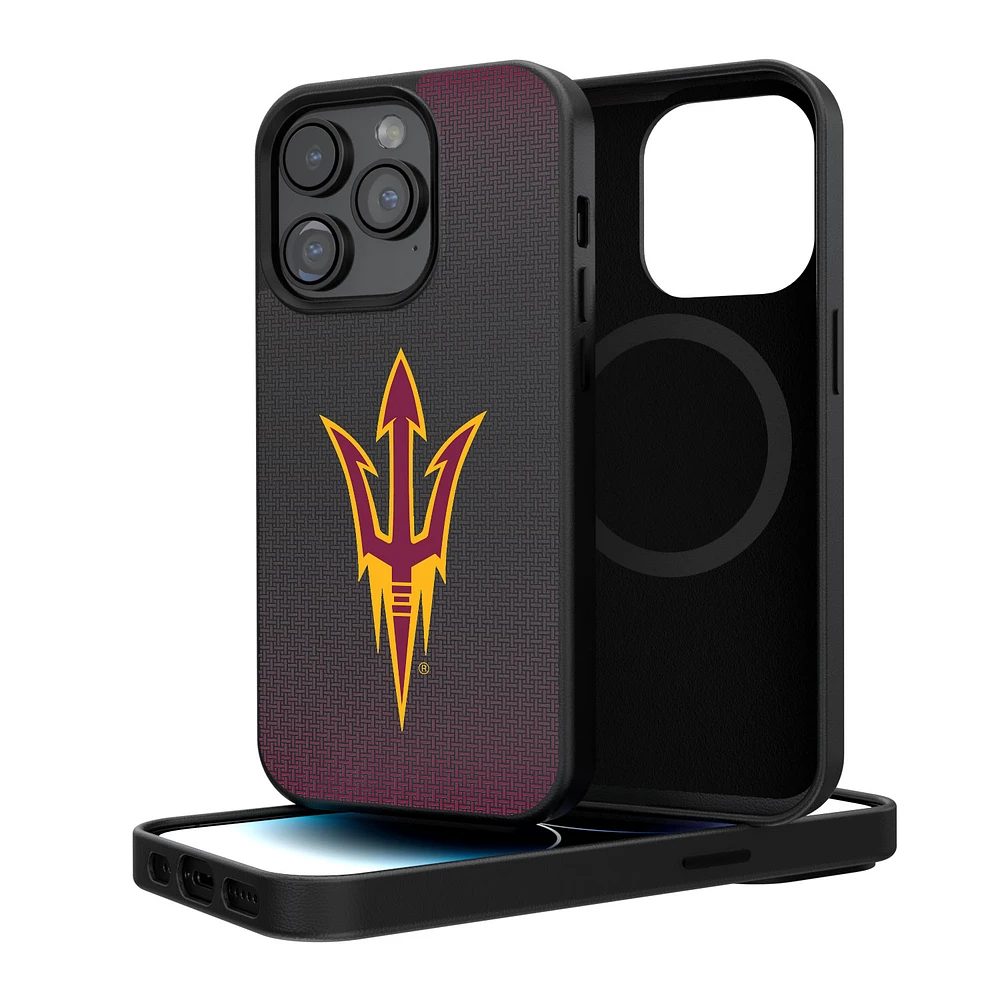 Arizona State Sun Devils Linen Logo iPhone Magnetic Bump Case