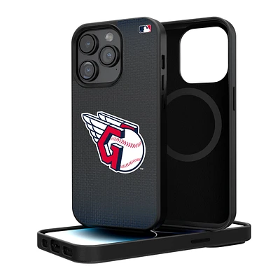 Cleveland Guardians Linen Logo iPhone Magnetic Bump Case