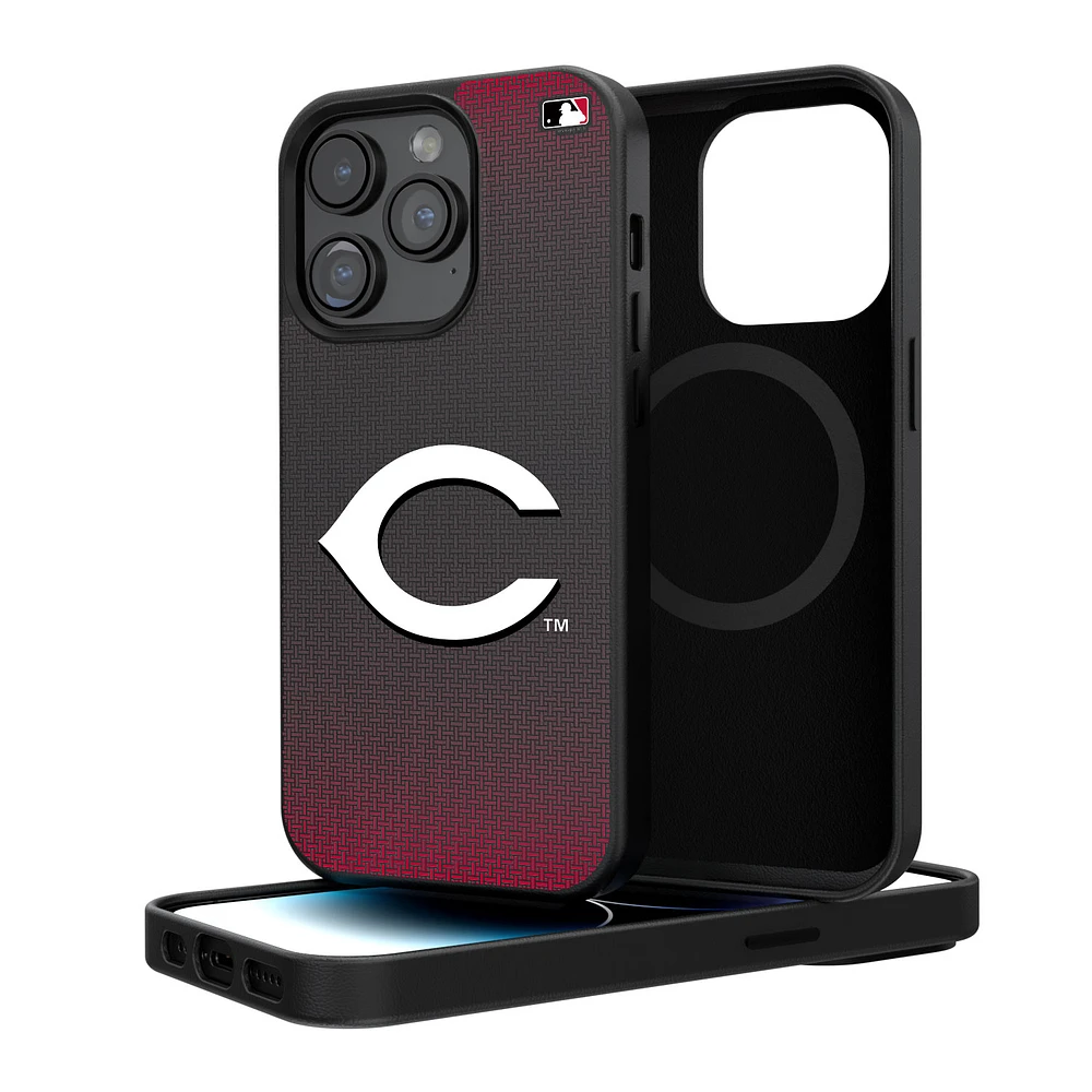 Cincinnati Reds Linen Logo iPhone Magnetic Bump Case