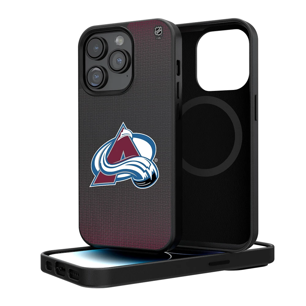 Colorado Avalanche Linen Logo iPhone Magnetic Bump Case