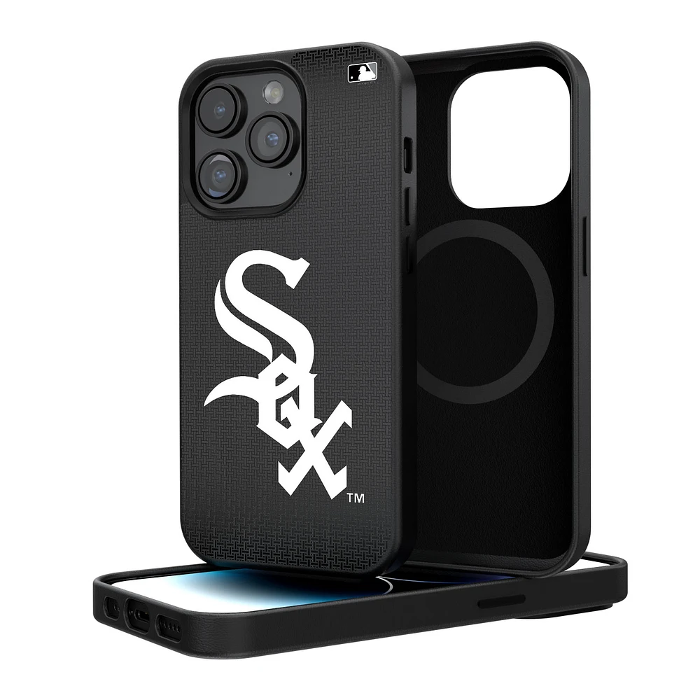 Chicago White Sox Linen Logo iPhone Magnetic Bump Case